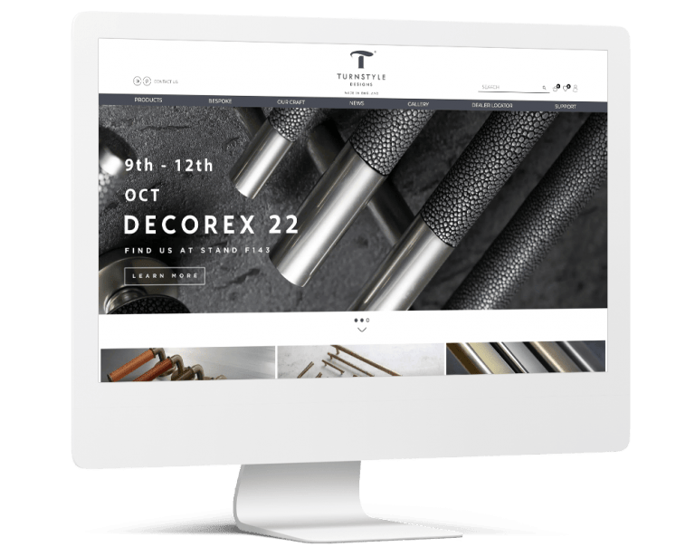 Turnstile website design