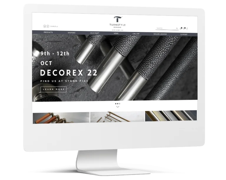 Turnstile website design